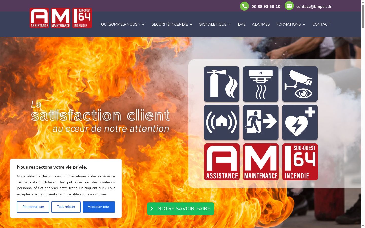 Captura de pantalla del banner de consentimiento mostrado antes de cualquier interacción