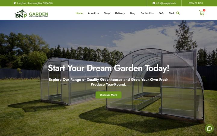 Screenshot of bmpgarden.ie