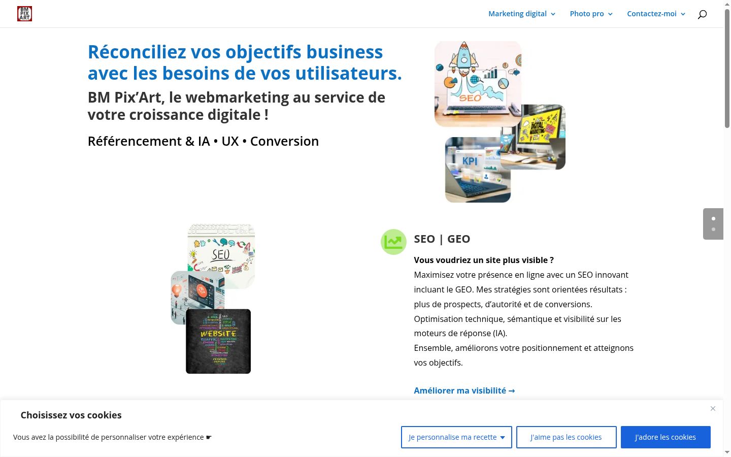 Screenshot des Einwilligungsbanners vor jeglicher Interaktion