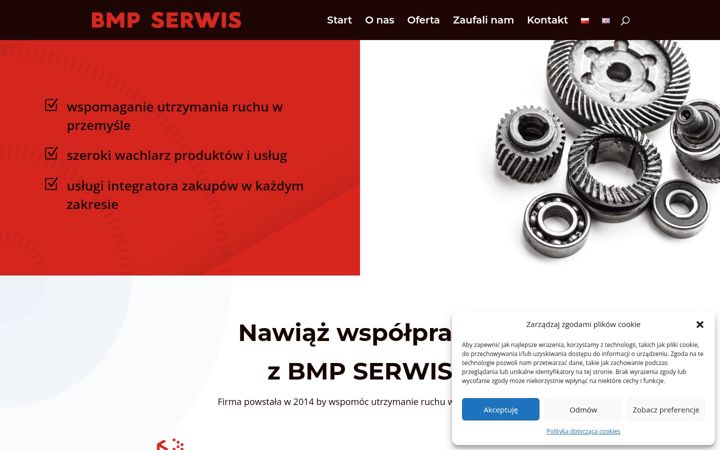 Screenshot of bmpserwis.com