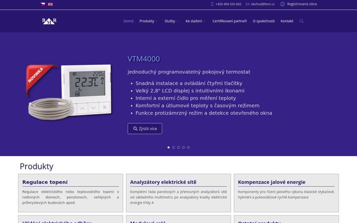 Screenshot of bmr-cz.eu