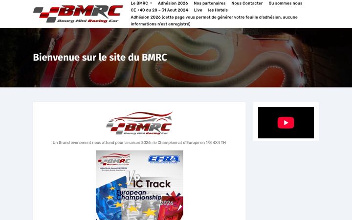 Screenshot of bmrc-asso.fr