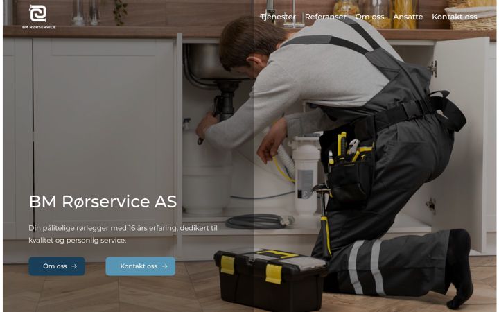 Screenshot of bmrorserviceas.no