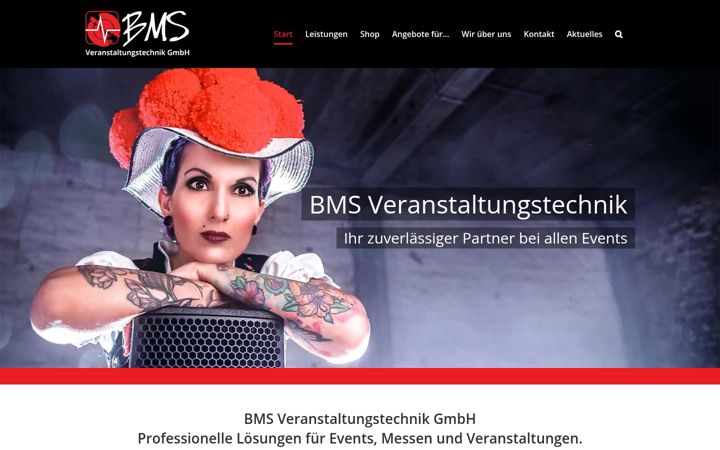 Ekrano kopija bms-sound.de