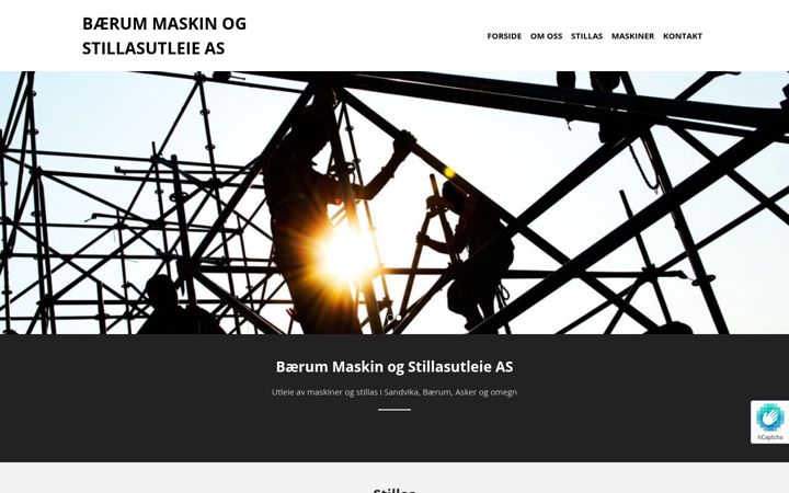 Screenshot von bms-utleie.no