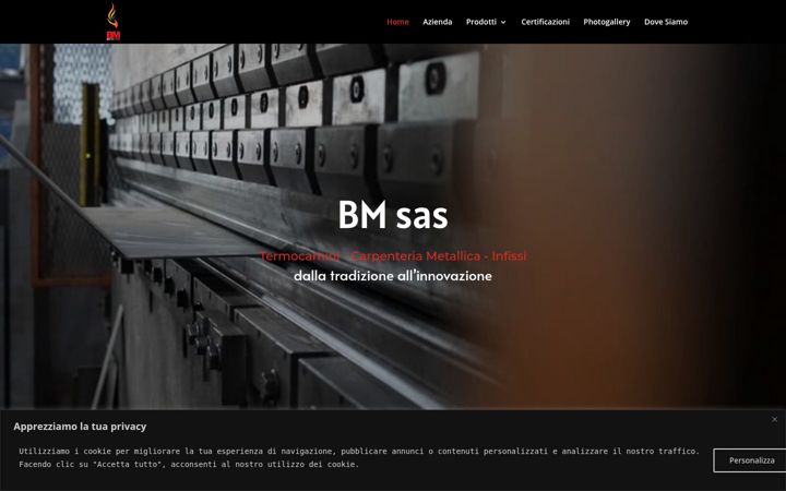 Screenshot of bmsas.it