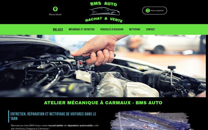 Screenshot of bmsauto.fr