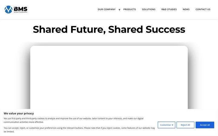 Screenshot of bmsdefence.com