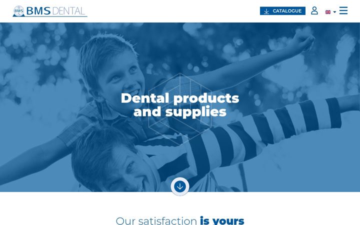Capture d'écran de bmsdental.it
