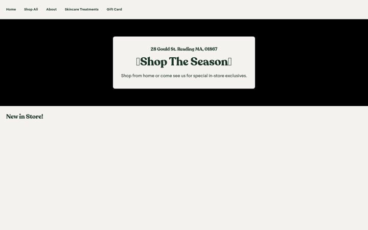 Screenshot of bmskincareboutique.com
