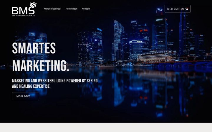Screenshot of bmsmarketing.eu