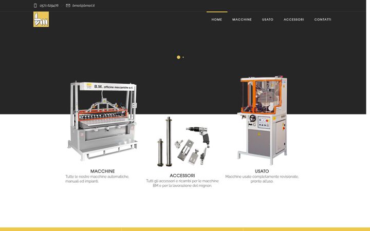 Snímek obrazovky bmsrl.com