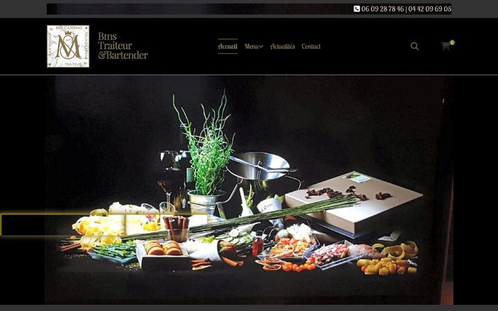 Screenshot of bmstraiteur.fr
