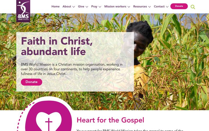 Screenshot of bmsworldmission.org