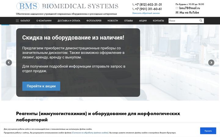 Screenshot of bmsys.ru