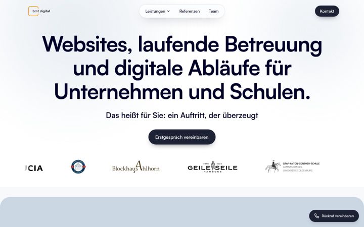 Screenshot of bmt-digital.de