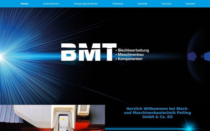 Screenshot of bmt-peiting.de
