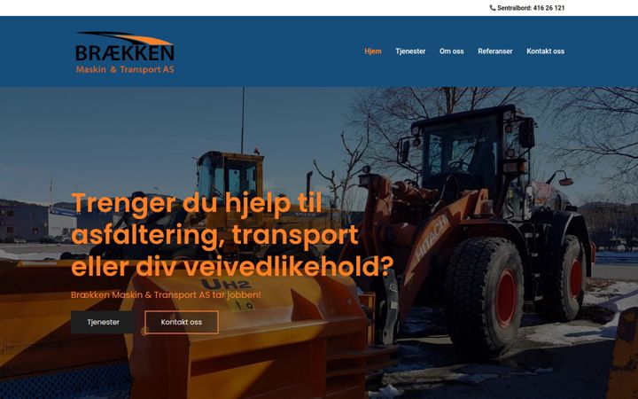 Screenshot stránky bmtas.no