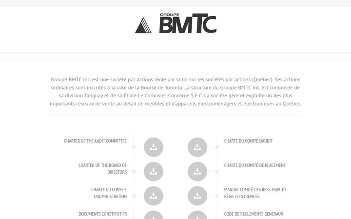 Snímek obrazovky bmtc.ca