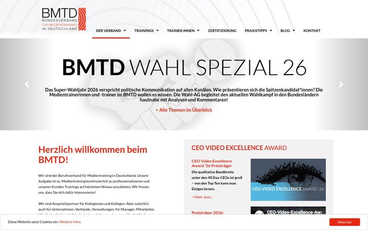 Screenshot of bmtd.de