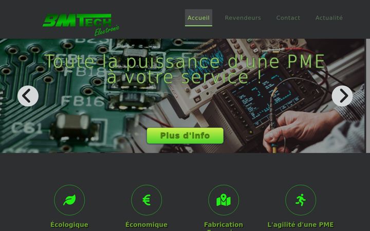 Screenshot of bmtech-electronic.fr