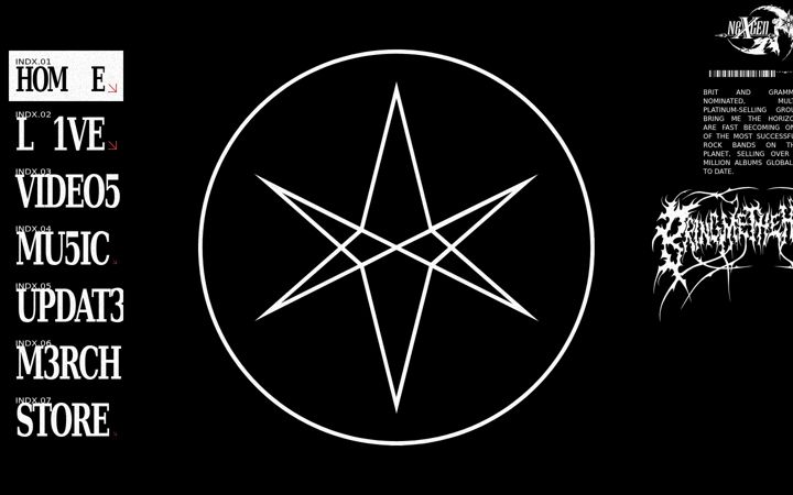 Screenshot of bmthofficial.com