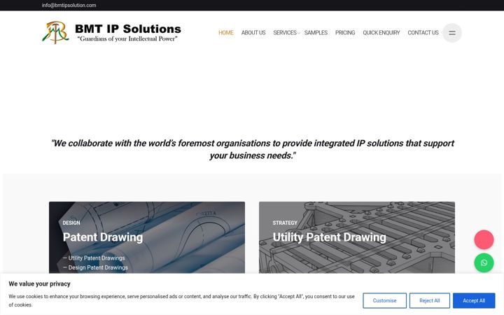 Screenshot di bmtipsolution.com