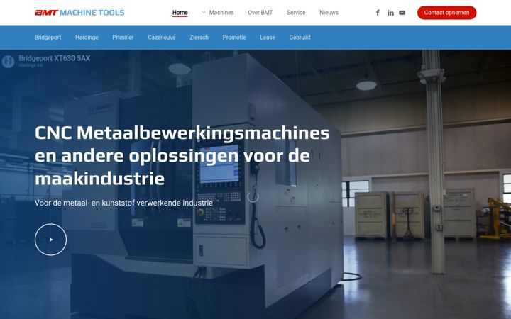 Snímek obrazovky bmtmachines.nl