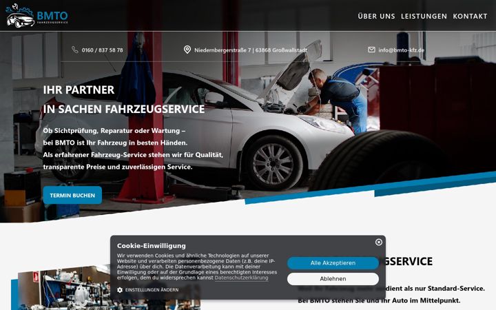 Screenshot of bmto-kfz.de