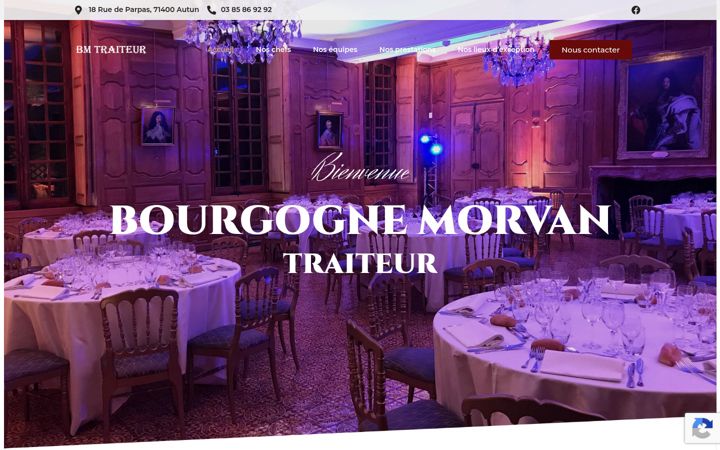 Screenshot di bmtraiteur.com