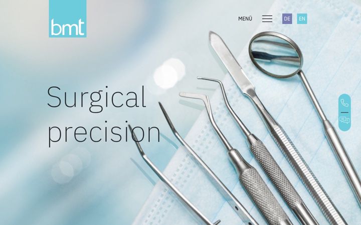 Screenshot of bmtsurgical.com
