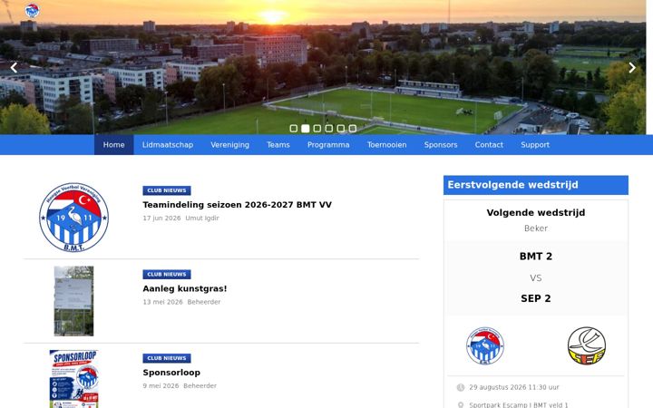 Screenshot του bmtvv.nl