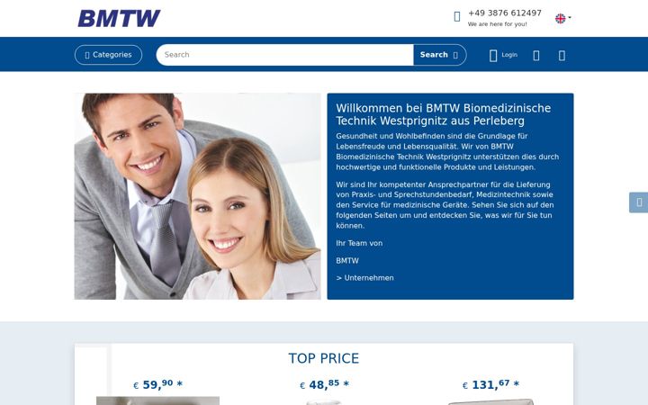 Screenshot of bmtw24.de
