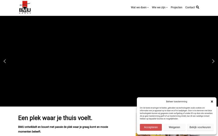 Snímek obrazovky bmu-groep.nl