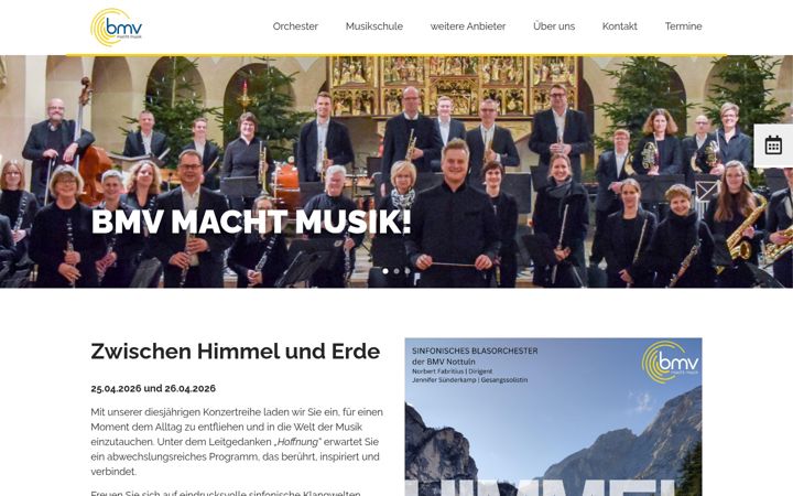 Screenshot of bmv-nottuln.de