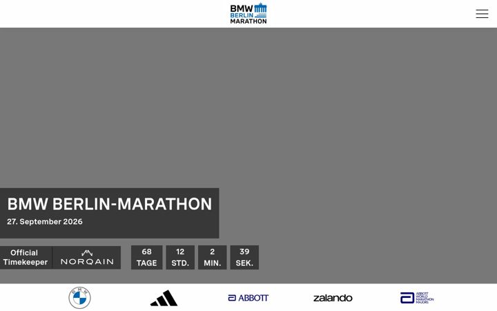 Screenshot of bmw-berlin-marathon.com