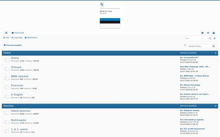 Screenshot of bmw-club.ee
