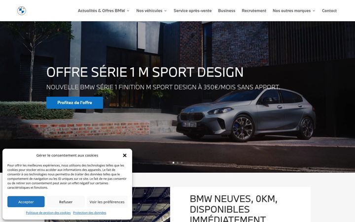 Captură de ecran a bmw-indigo.fr