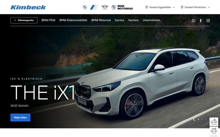Screenshot of bmw-kimbeck.de