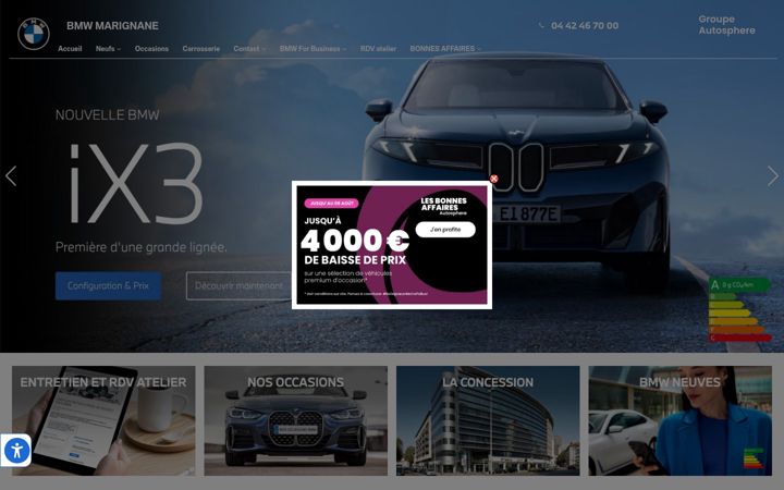 Ekrano kopija bmw-marignane.fr