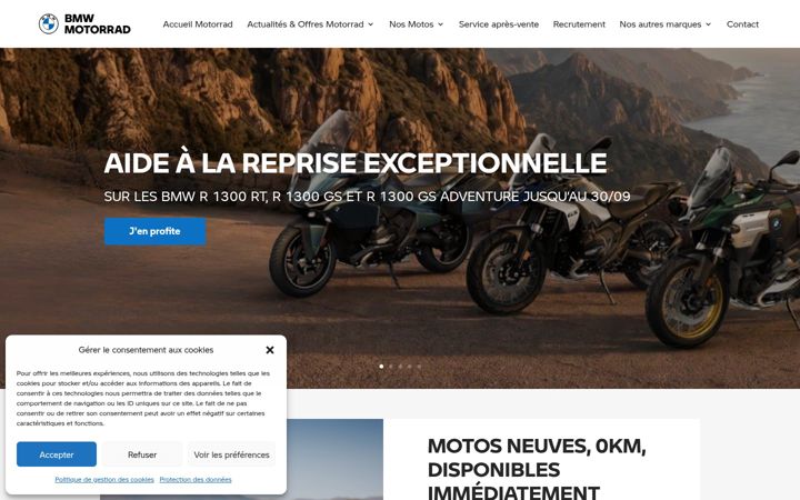 Screenshot of bmw-motorrad-indigo.fr