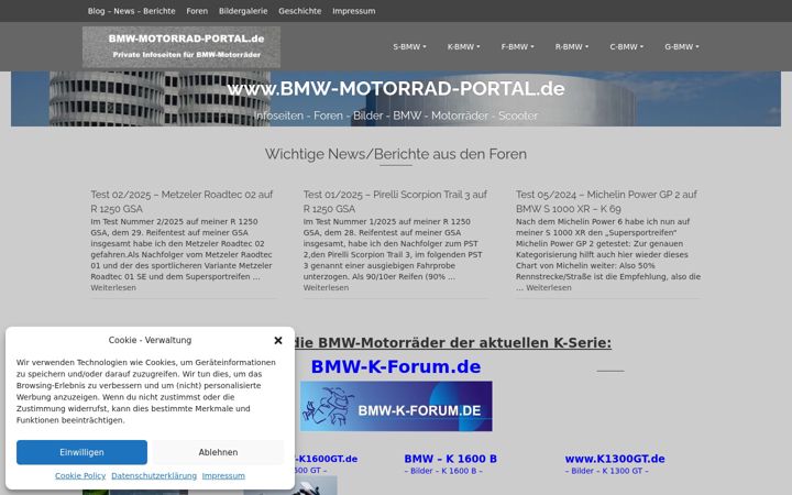 Screenshot of bmw-motorrad-portal.de
