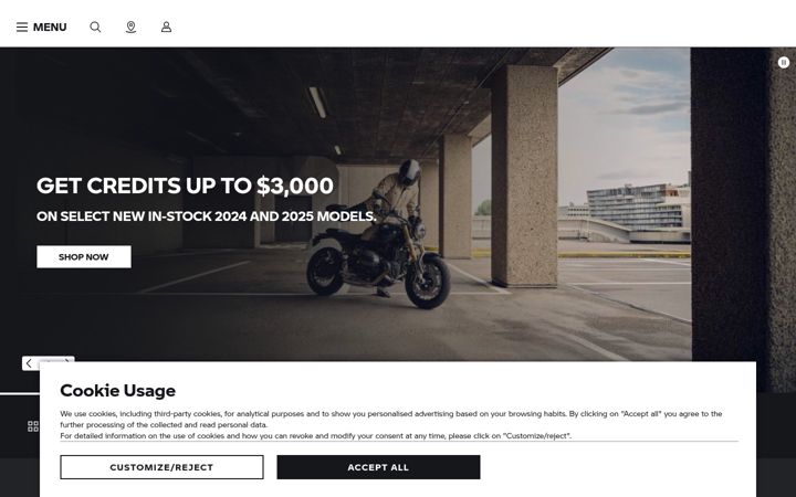 Screenshot of bmw-motorrad.ca
