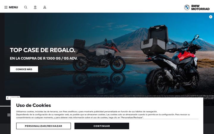 Screenshot of bmw-motorrad.com.mx
