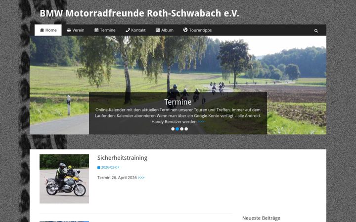 Screenshot του bmw-motorradfreunde.de