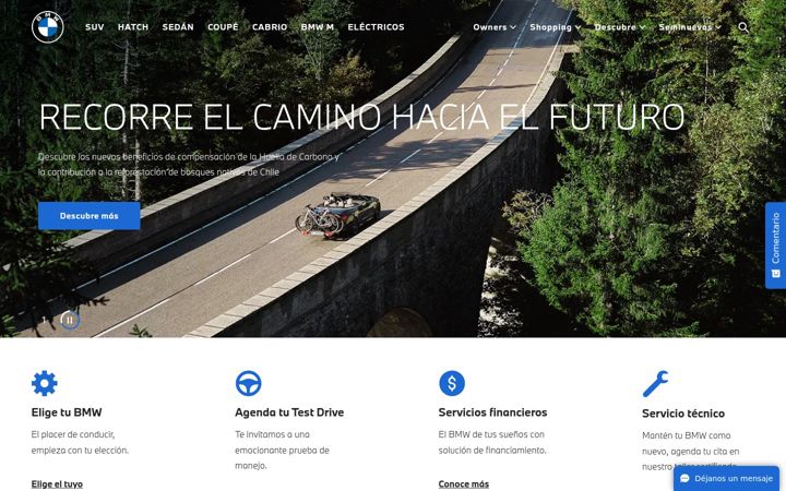 Screenshot of bmw.cl