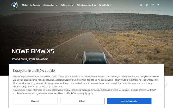 Screenshot of bmw.pl