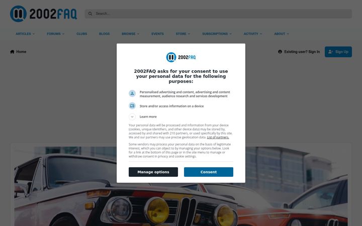Captură de ecran a bmw2002faq.com