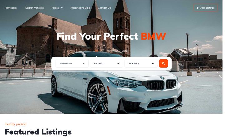 Screenshot of bmwcarplace.com