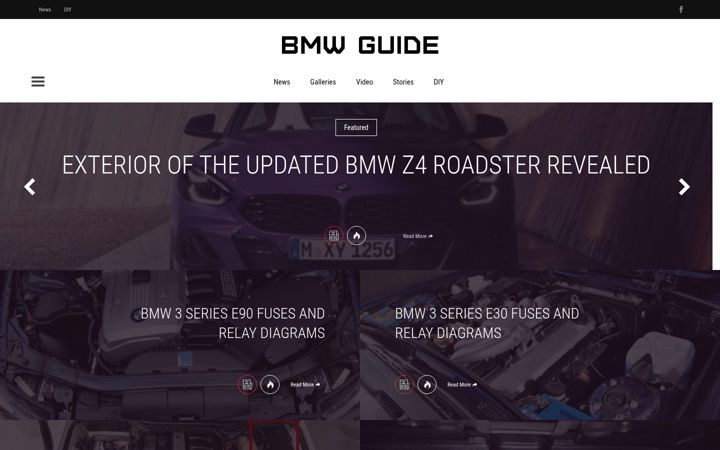 Screenshot of bmwguide.net
